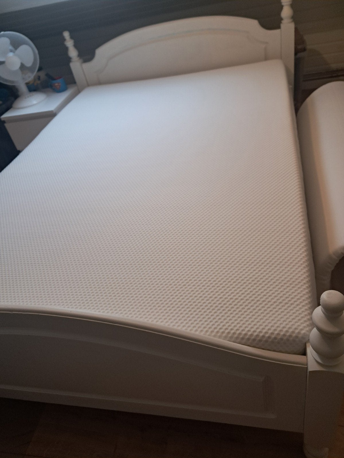 vol houten landelijk bed 1m40 op 2, Huis en Inrichting, Ophalen