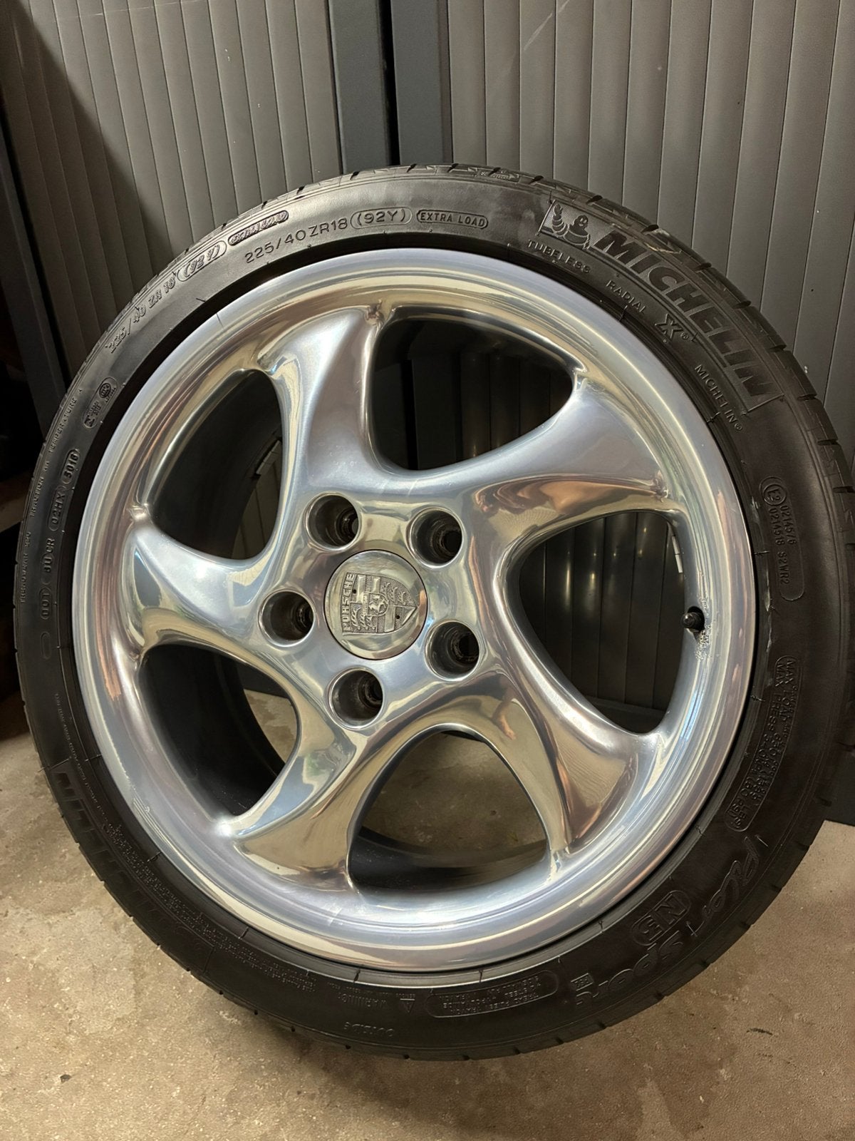 Porsche turbo twists origineel verdicht/verchroomd, Auto-onderdelen, Banden en Velgen, Ophalen, Band(en)