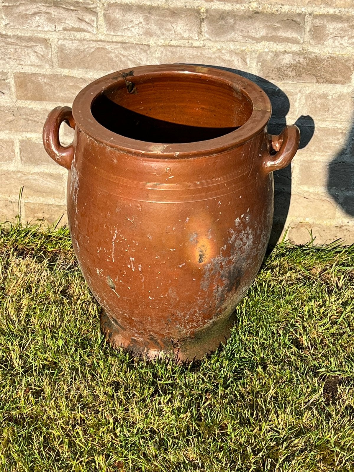 Vintage bloempot, Ophalen, Gebruikt