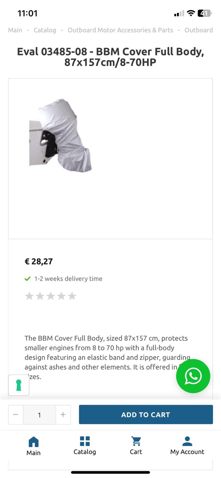 Full body engine cover motorhoes tot 70pk, Ophalen, Nieuw, Onderhoud en Reparatie