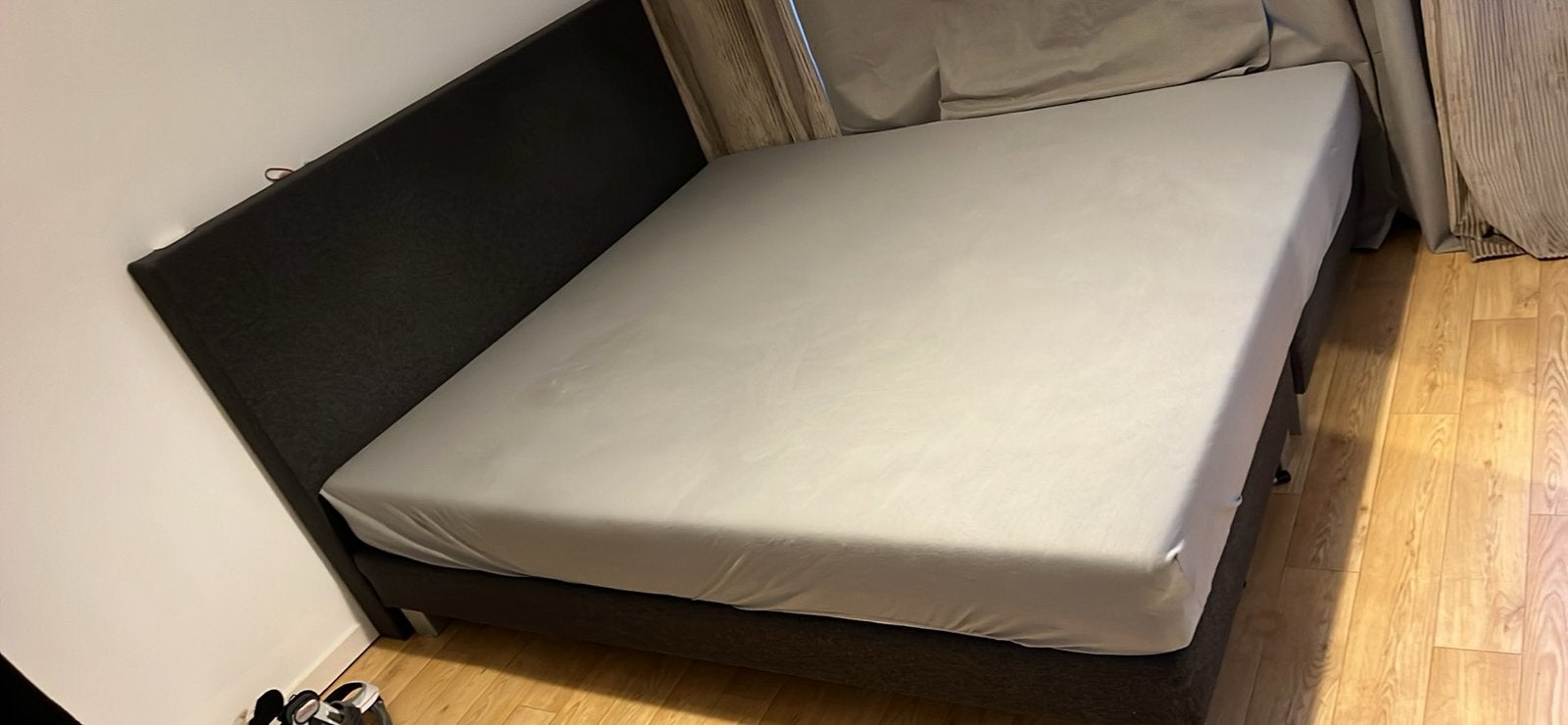 Boxspring met matras 180x200, Huis en Inrichting, Ophalen, Zo goed als nieuw