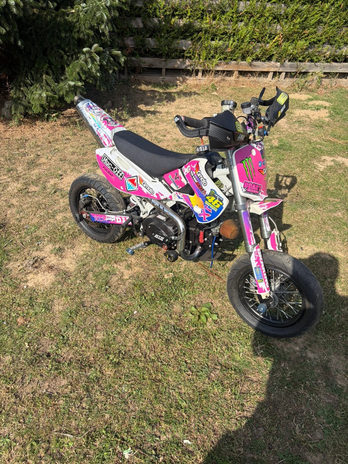 Mini Supermoto van 125 cc, Ophalen, Zo goed als nieuw