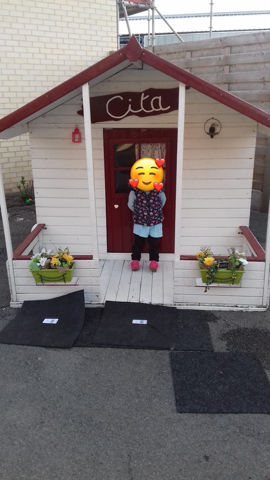 Gezellig houten speelhuis, Kinderen en Baby's, Speelgoed | Buiten | Speelhuisjes, Gebruikt, Hout, Ophalen