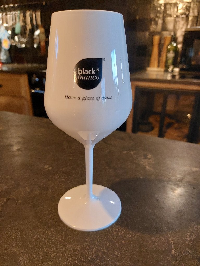 Wijnglas Black&Bianco, plastic, 7 stuks, Enlèvement, Neuf, Autres types