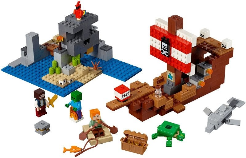 Lego minecraft the pirateship adventure 21152, Complet, Enlèvement ou Envoi, Minecraft, Lego