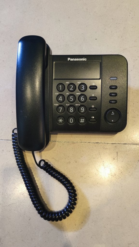 Panasonic KX-TS520 analoge vaste telefoon zwart, Télécoms, Enlèvement ou Envoi, Utilisé