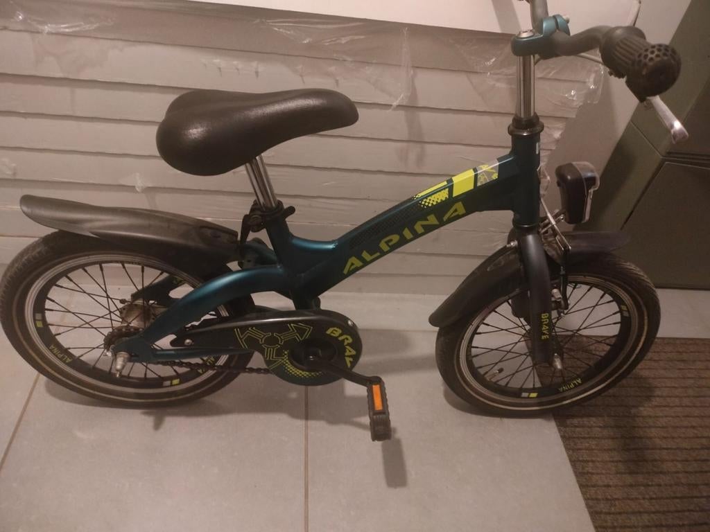 Kinderfiets van het merk alpina, Fietsen en Brommers, Ophalen, Zo goed als nieuw, 16 tot 20 inch, Alpina