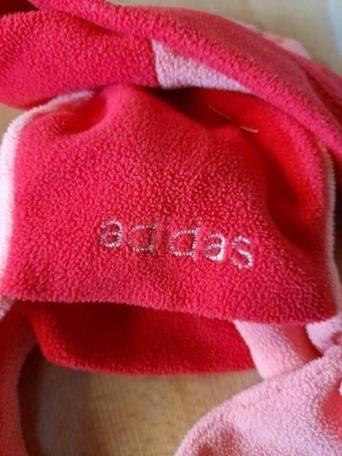 3 delig Adidas muts, sjaal, handschoenen 4 à 6 jaar, Adidas, Ophalen of Verzenden, Zo goed als nieuw, Meisje