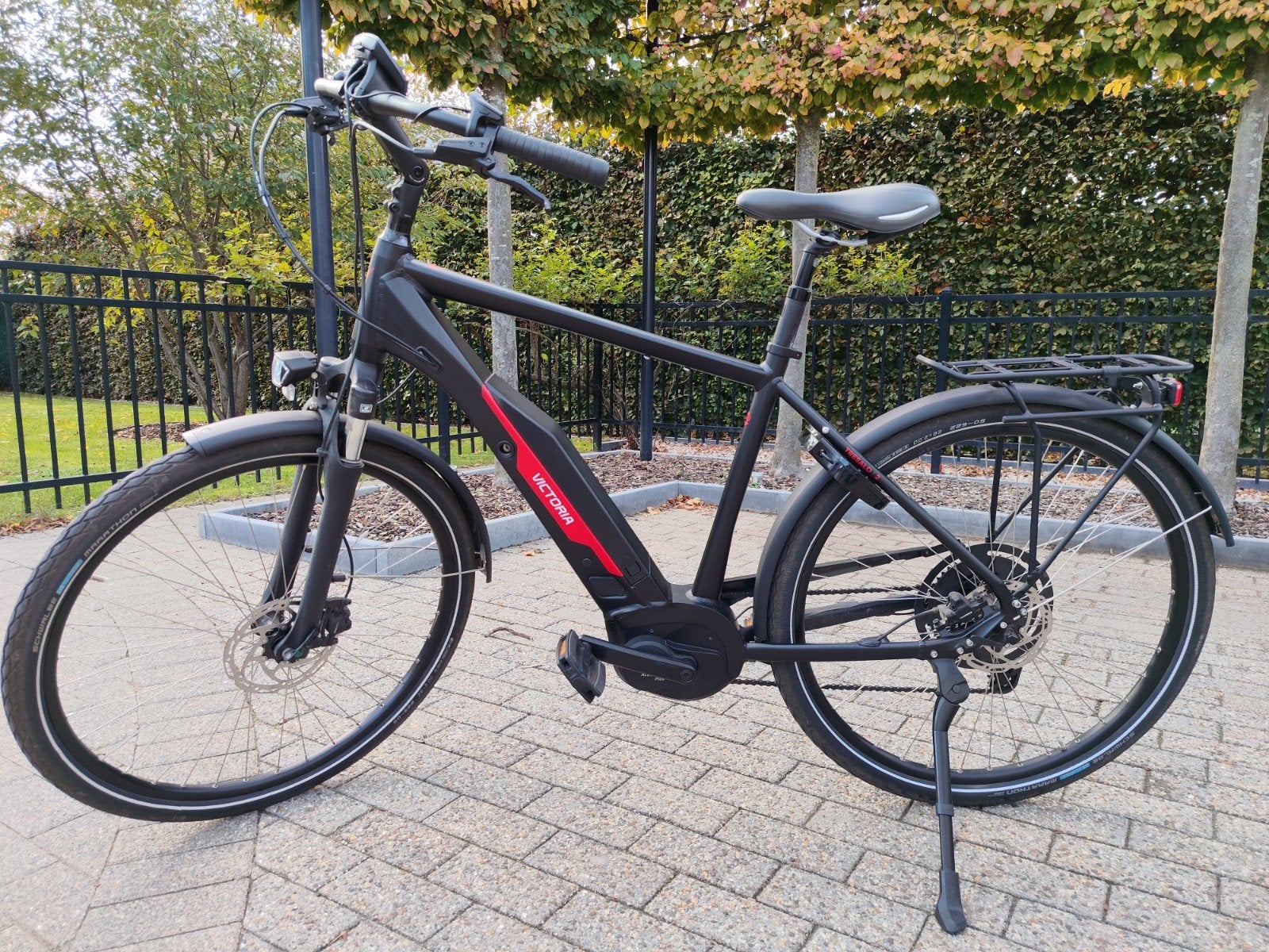Herenfiets elektrisch Victoria maat 53, 2500km, Vélos & Vélomoteurs, Autres marques, 51 à 55 cm, 50 km par batterie ou plus, Comme neuf