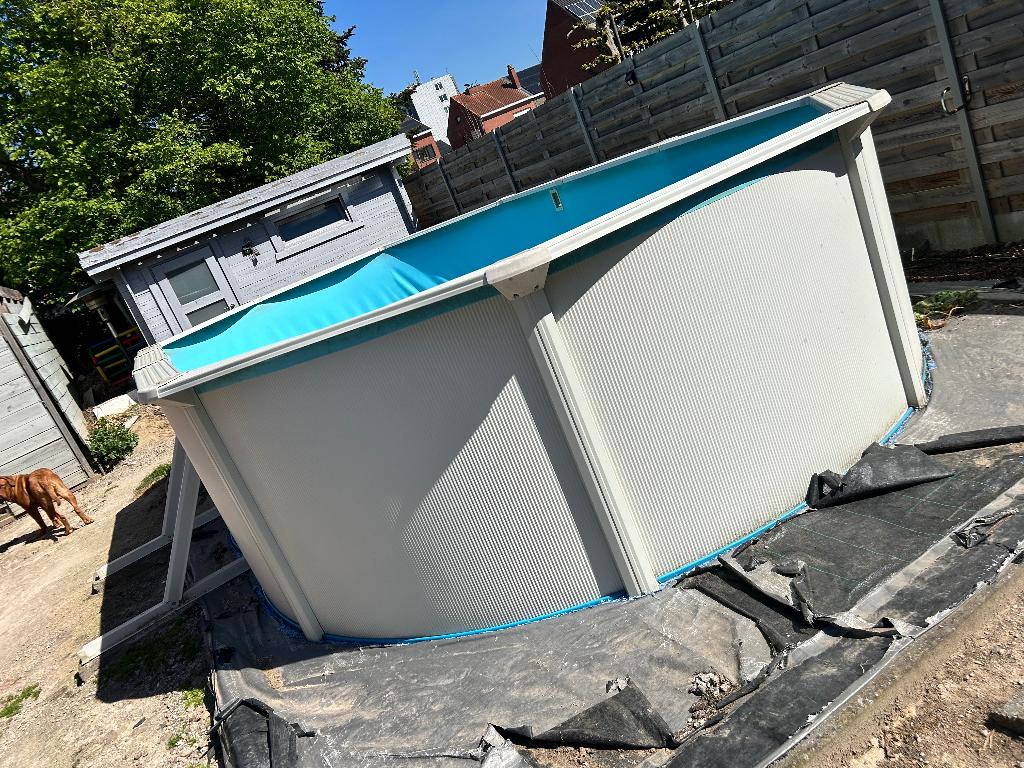 Piscine avec accessoires, Enlèvement, Utilisé, 80 à 120 cm, Piscines hors sol