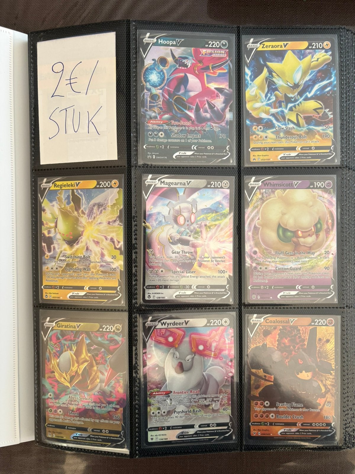 Pokémon V’s en EX Kaarten - €2/stuk, Ophalen of Verzenden, Zo goed als nieuw