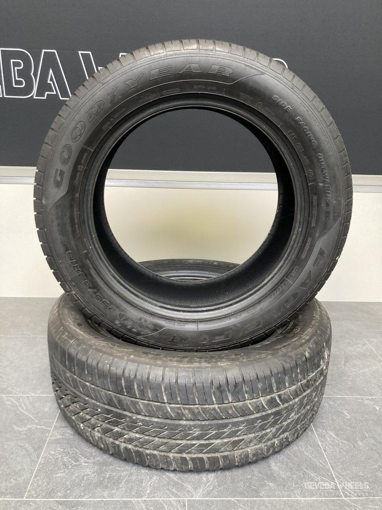 2x 255/55/19 111W Goodyear Eagle F1 AT SUV 4X4 zomer banden, Auto-onderdelen, 19 inch, Gebruikt, 255 mm, -
