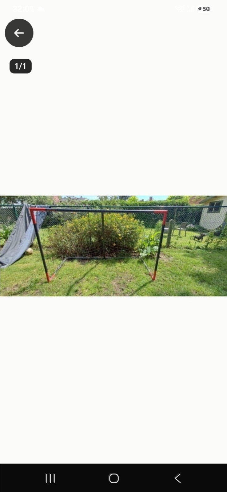 voetbalgoal, Sport en Fitness, Voetbal, Ophalen
