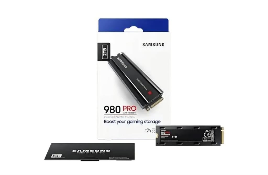 SAMSUNG SSD 980 PRO 1TB WHIT HEATSINK 
Gaming storage, Computers en Software, Harde schijven, Ophalen of Verzenden, Nieuw, SSD