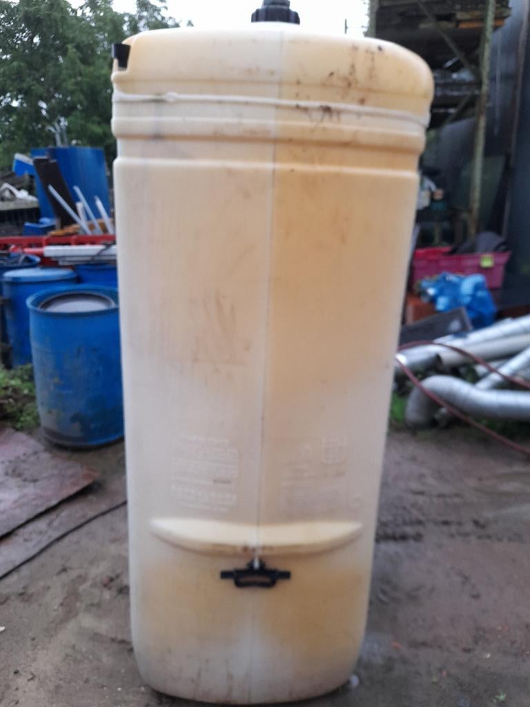 gratis mazouttank in kunststof, Ophalen