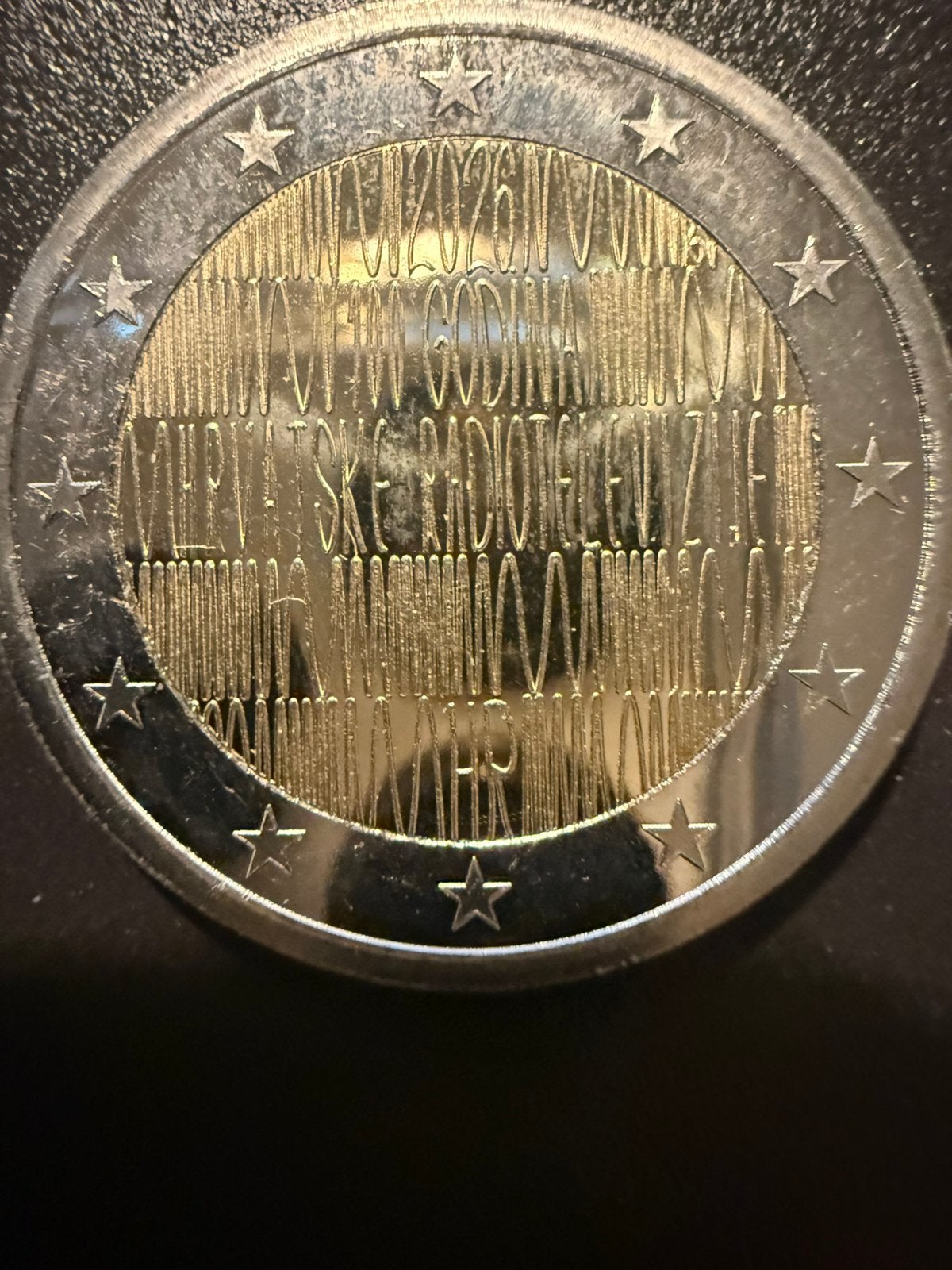 2 euro kroatie 2026 radio en televisie, Ophalen of Verzenden, 2 euro