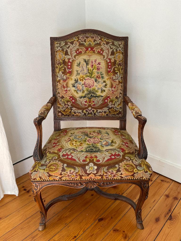 Leuke vintage stoel, Ophalen, Ancien, Gebruikt, Overige kleuren