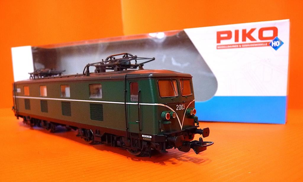 NMBS elektrische locomotief 20 03 - PIKO 96543 - H0 1:87, Nieuw, NS, Gelijkstroom, Locomotief