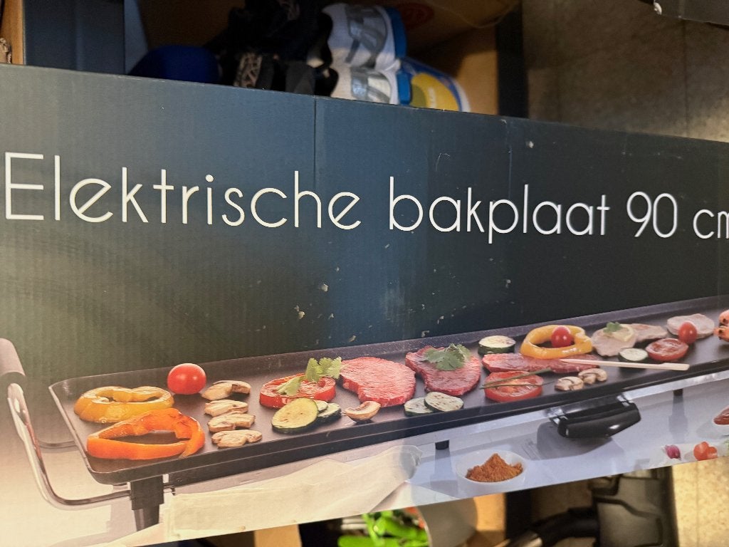 TOPCADEAU ! Elektrische bakplaat 90 cm, Ophalen, Nieuw, Tafelgrill