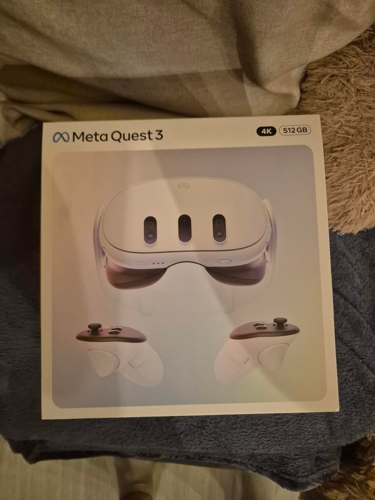 META QUEST 3 4K 512GB, Games en Spelcomputers, Ophalen, Zo goed als nieuw, VR-bril
