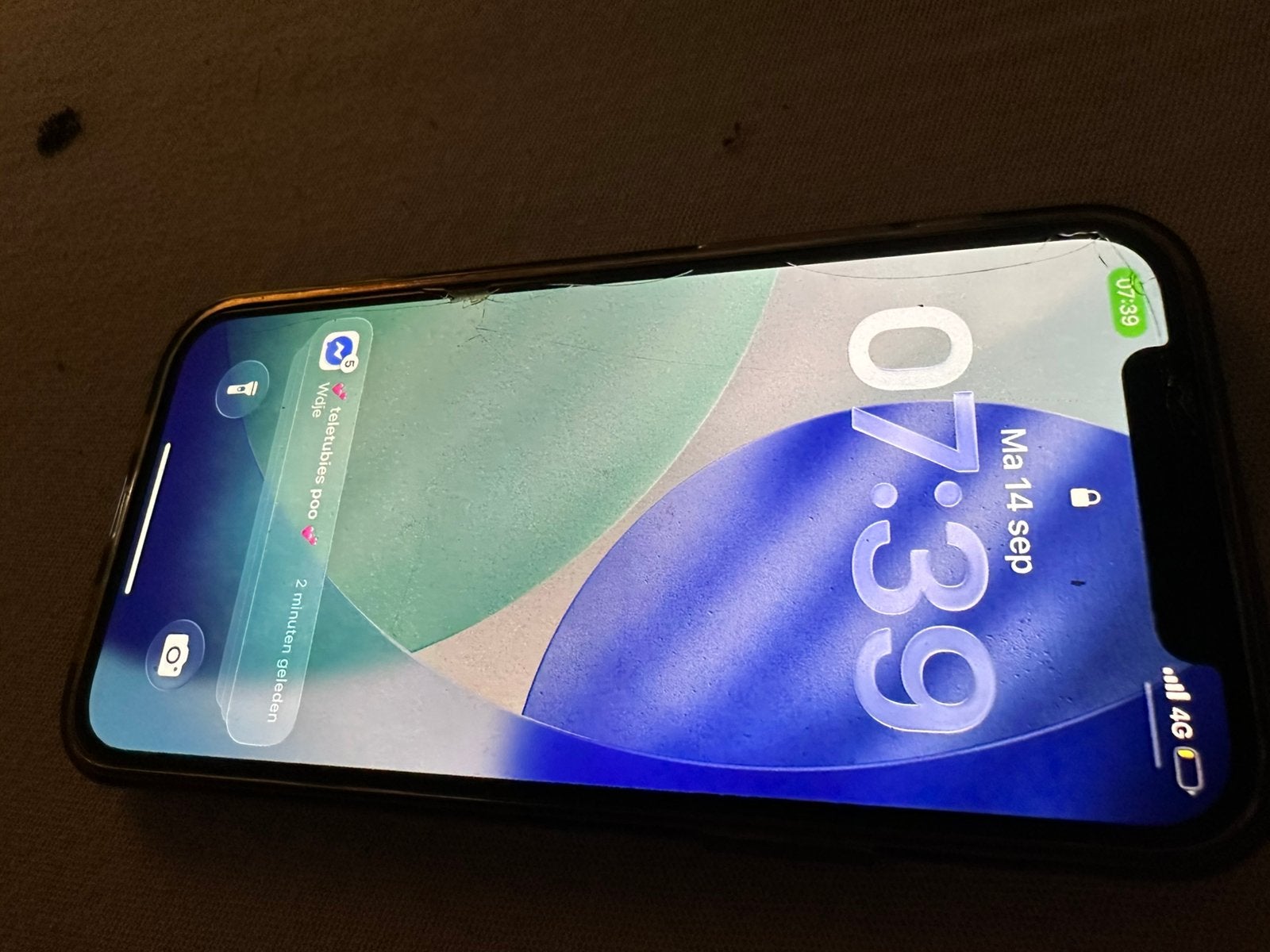 Iphone 12, Telecommunicatie, Gebruikt, 86 %, Zwart, Ophalen of Verzenden