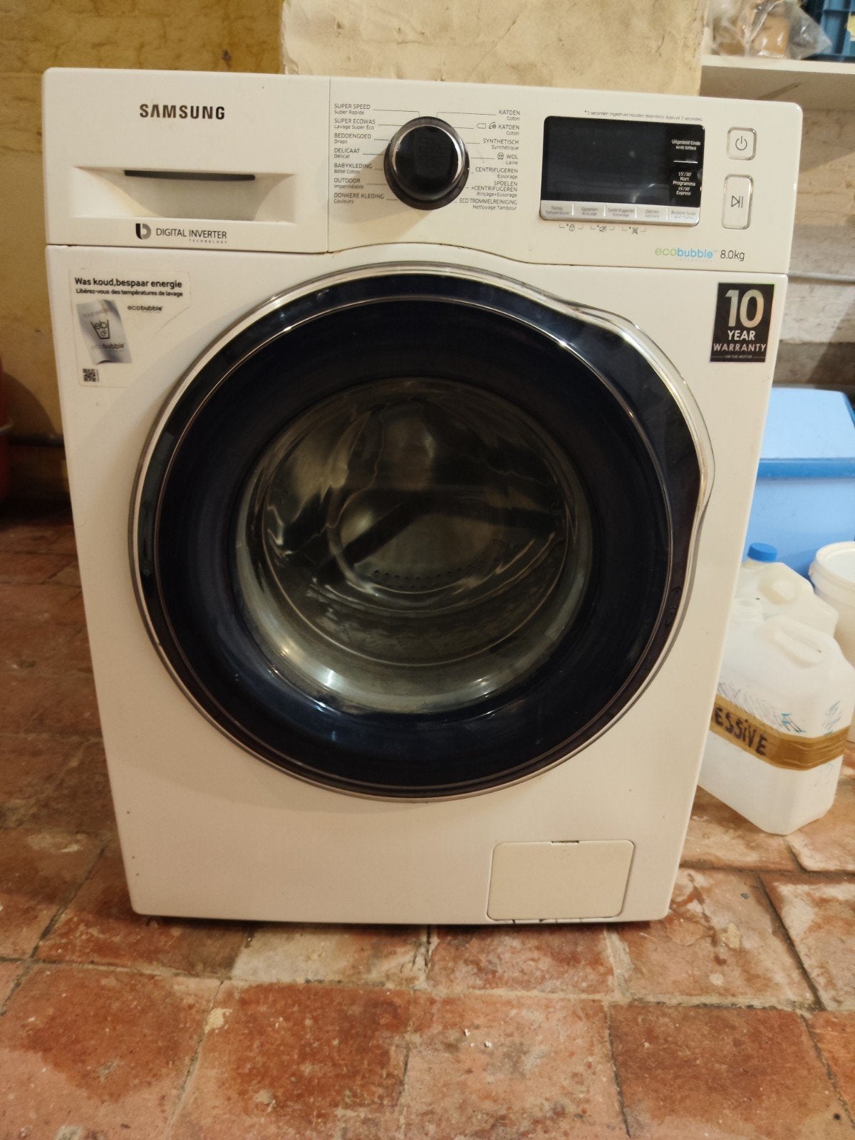 Lave linge Samsung 8kg/ pour pièces, Electroménager, Lave-linge, 8 à 10 kg, Ne fonctionne pas, 1200 à 1600 tours