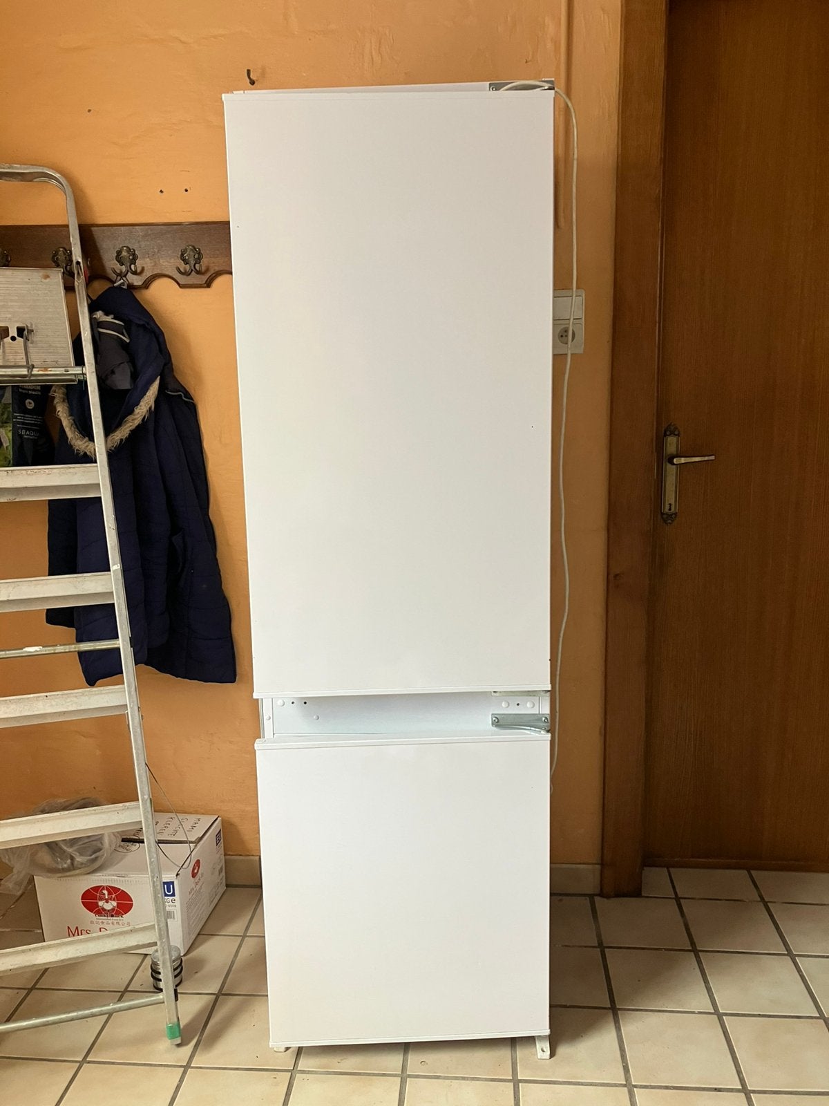 Inbouw koelkast diepvries Teka, Ophalen, Gebruikt, 160 cm of meer, 45 tot 60 cm