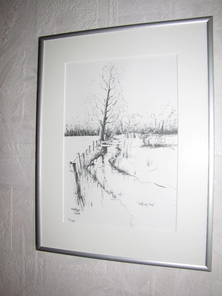 mooie pentekening, Antiquités & Art, Enlèvement