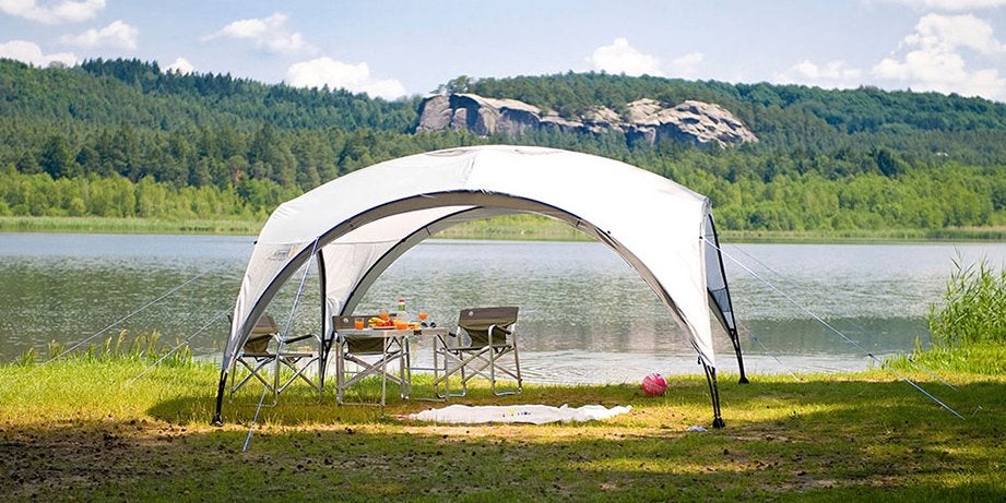 Tente de fête Coleman XL pour événements, Jardin & Terrasse, Tente de réception, Pliable, 4 à 6 mètres, Utilisé
