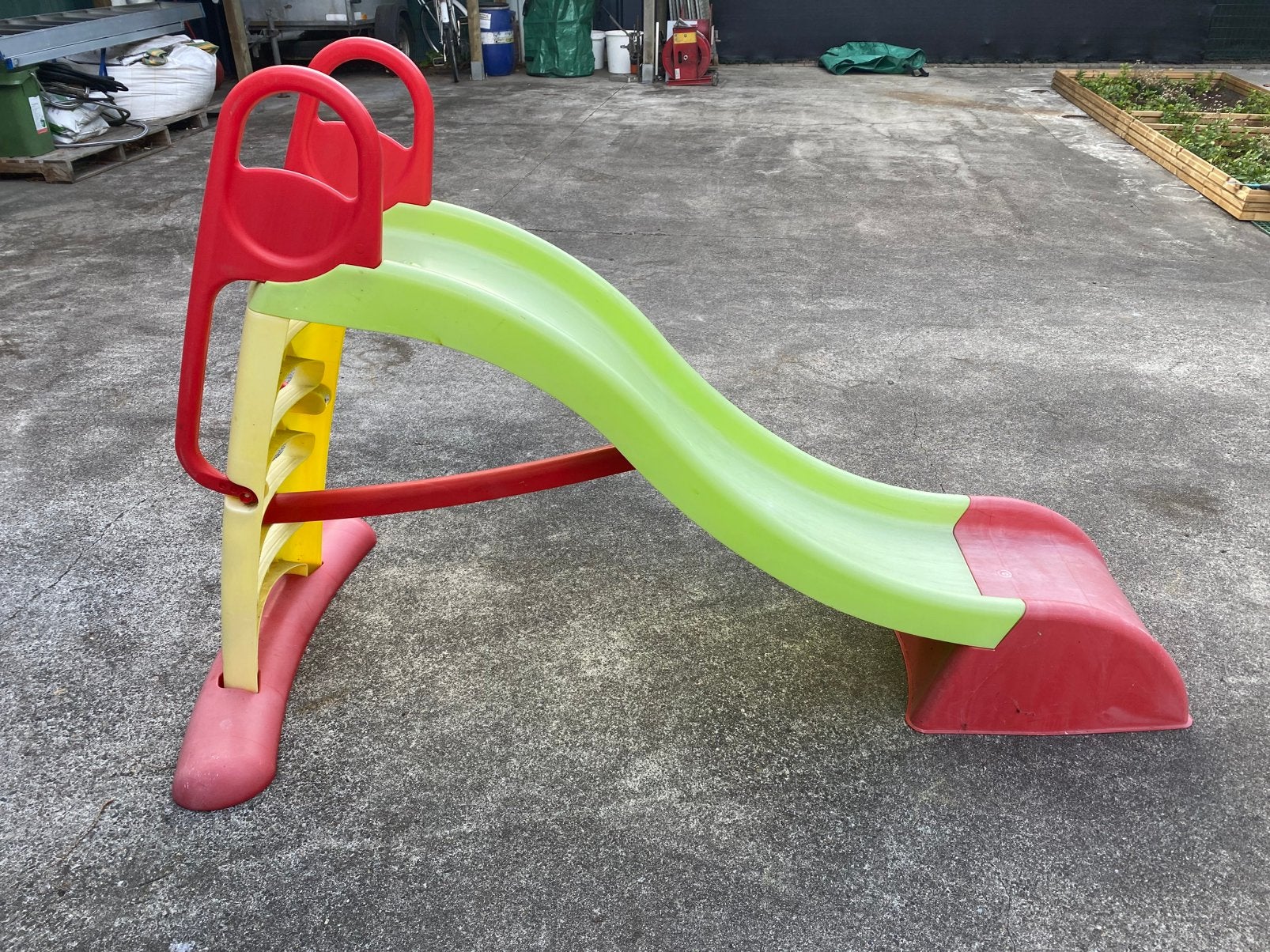 glijbaan in plastiek, Kinderen en Baby's, Ophalen, Gebruikt, Glijbaan
