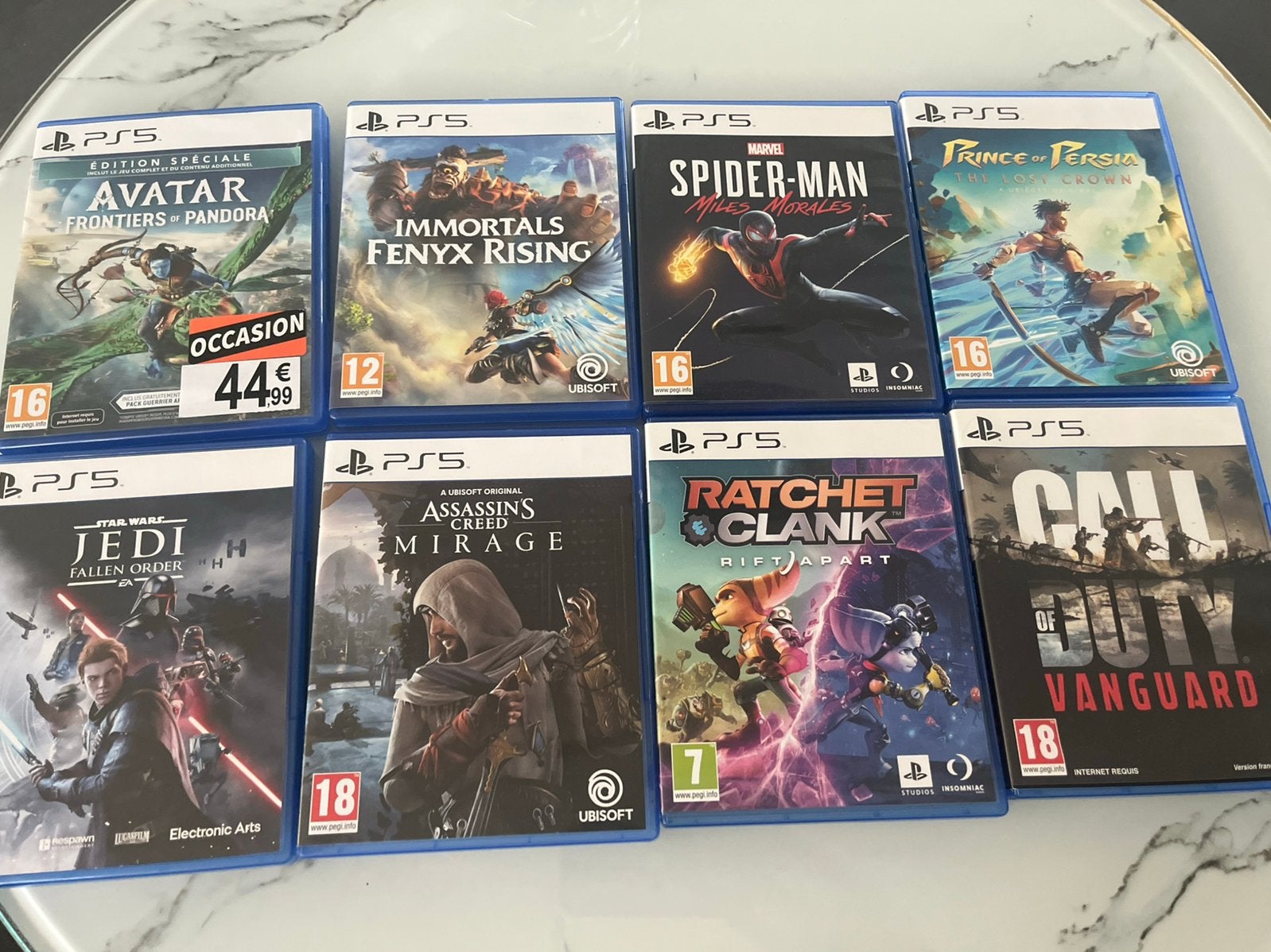 Lot 8 jeux ps5, Games en Spelcomputers, Games | Sony PlayStation Vita, Ophalen, Zo goed als nieuw