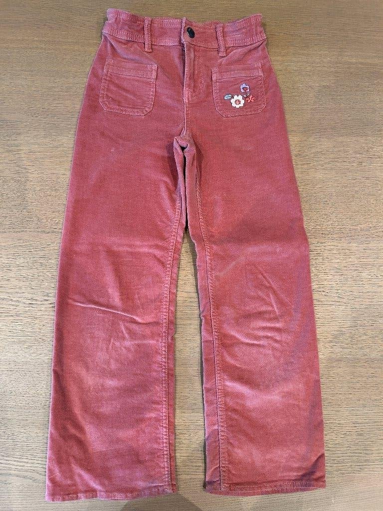 Hema roze broek meisje 128 - 8 jaar, Enfants & Bébés, Pantalon, Enlèvement ou Envoi, Comme neuf, Hema
