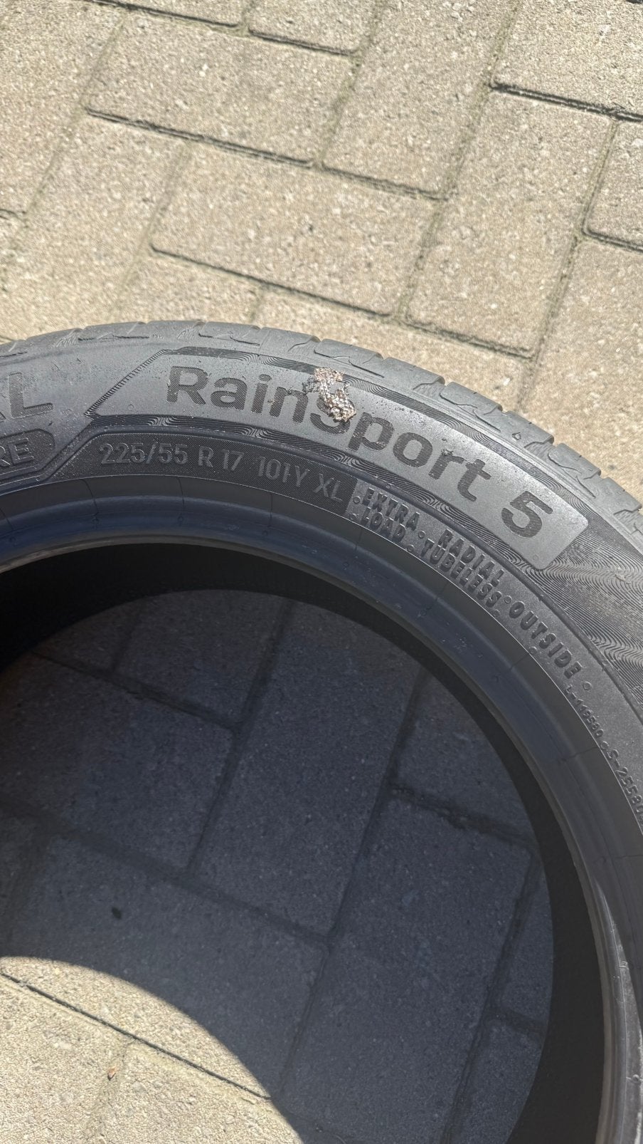 uniroyal rainsport 5 225 55 r17 101y xl, Ophalen, Zo goed als nieuw