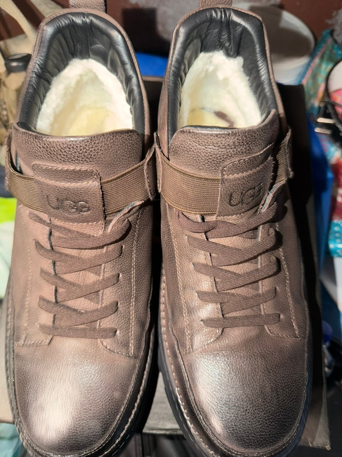 UGG Heren, Bruin, Boots, Ophalen of Verzenden, Zo goed als nieuw