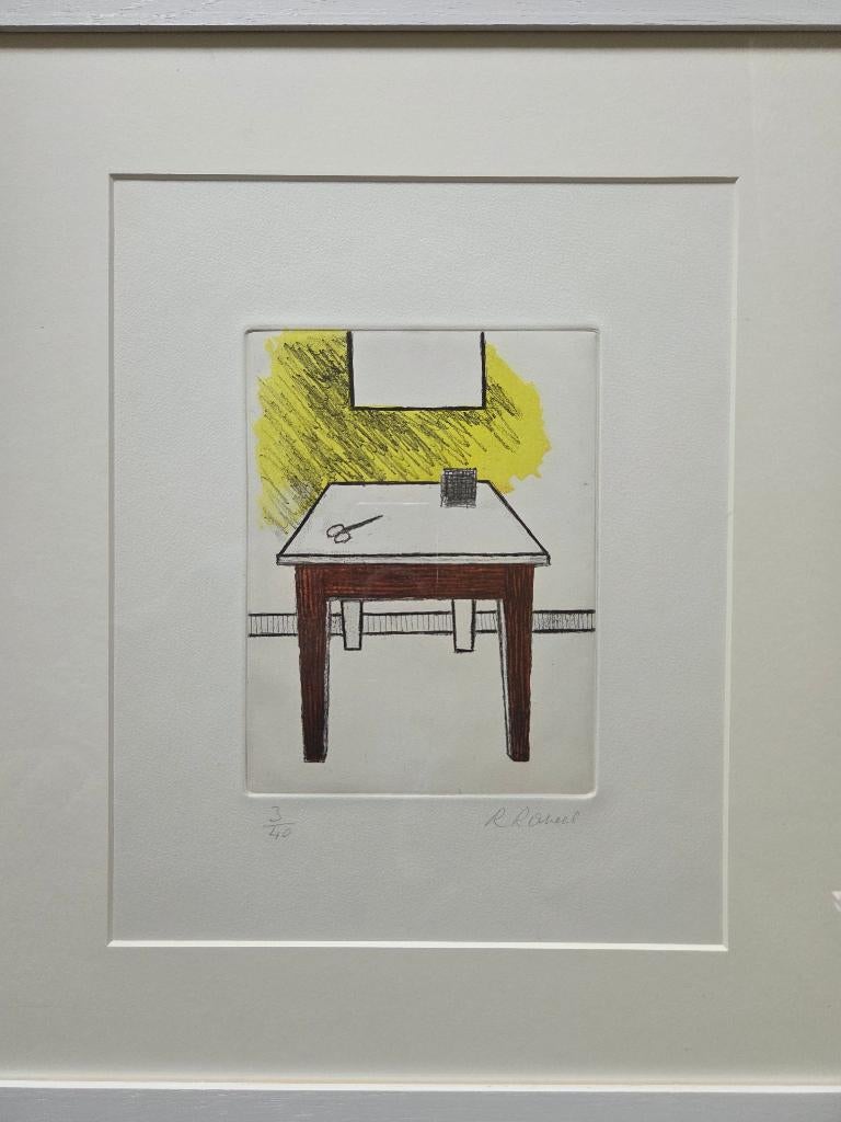 Roger Raveel ets, Antiek en Kunst, Kunst | Etsen en Gravures, Ophalen of Verzenden, Ets, Genummerd