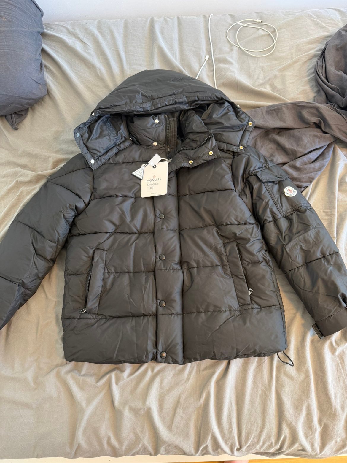 Moncler jas Xs, Kleding | Heren, Ophalen of Verzenden, Zo goed als nieuw