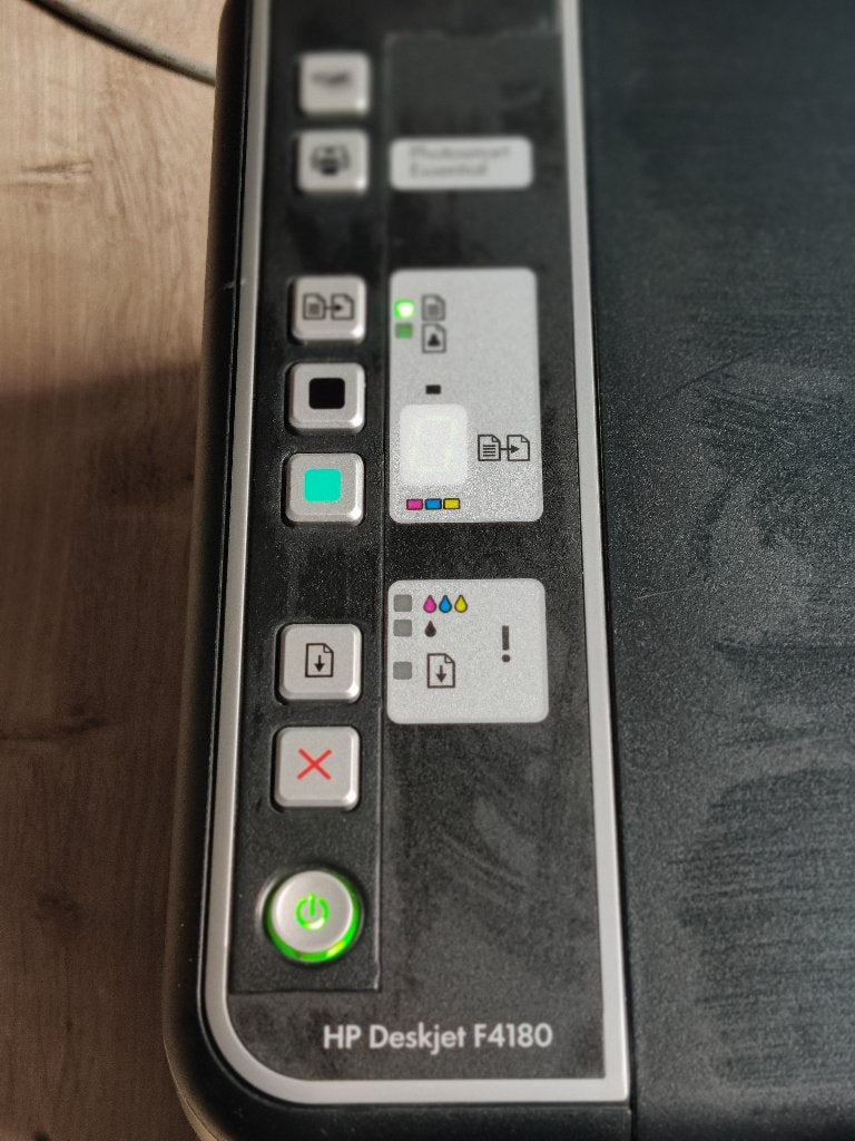 HP deskjet F4180 printer/scanner, Informatique & Logiciels, Imprimantes, All-in-one, Enlèvement, Imprimante à jet d'encre, Impression noir et blanc