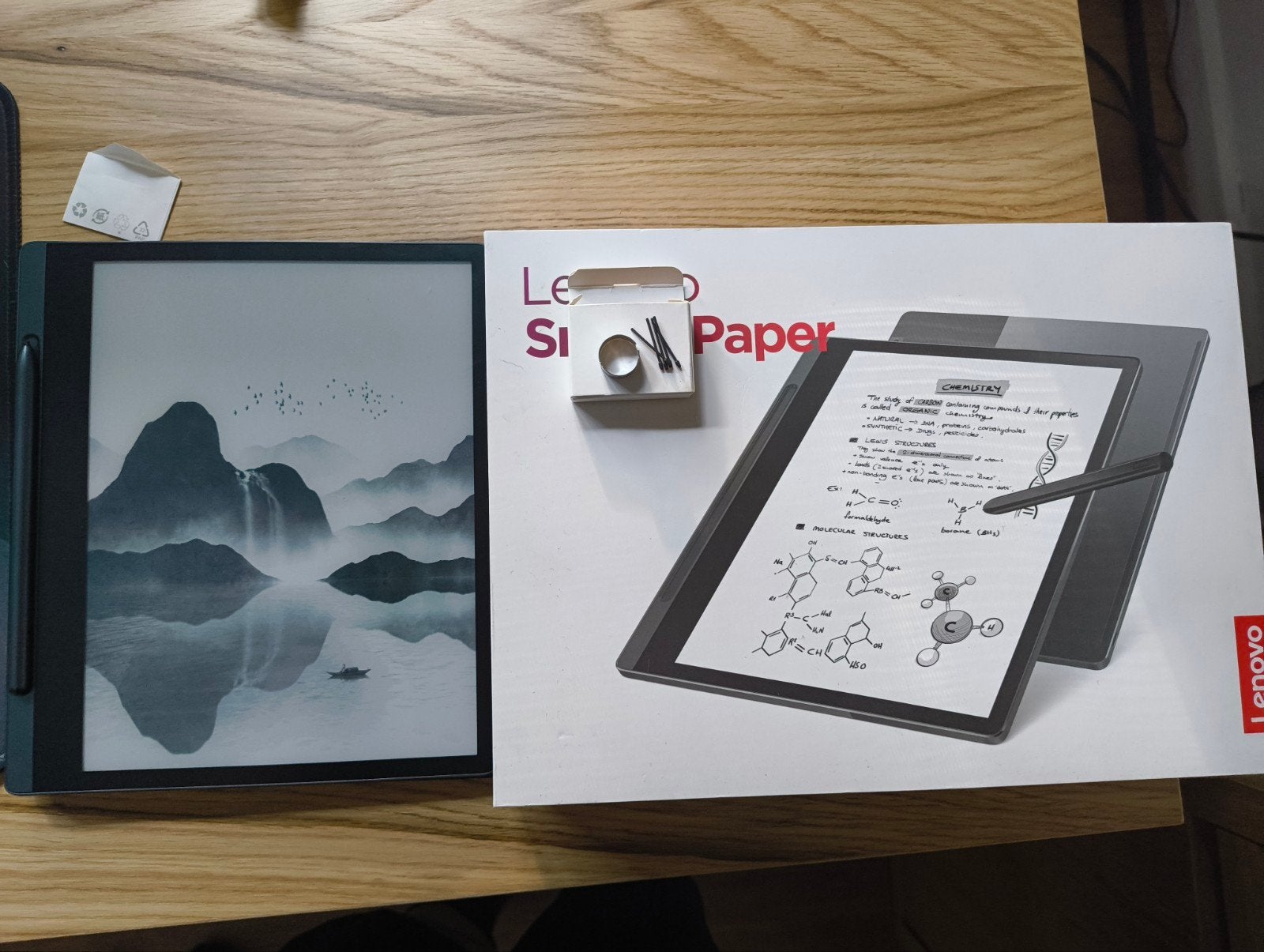lenovo smart Paper, Ophalen