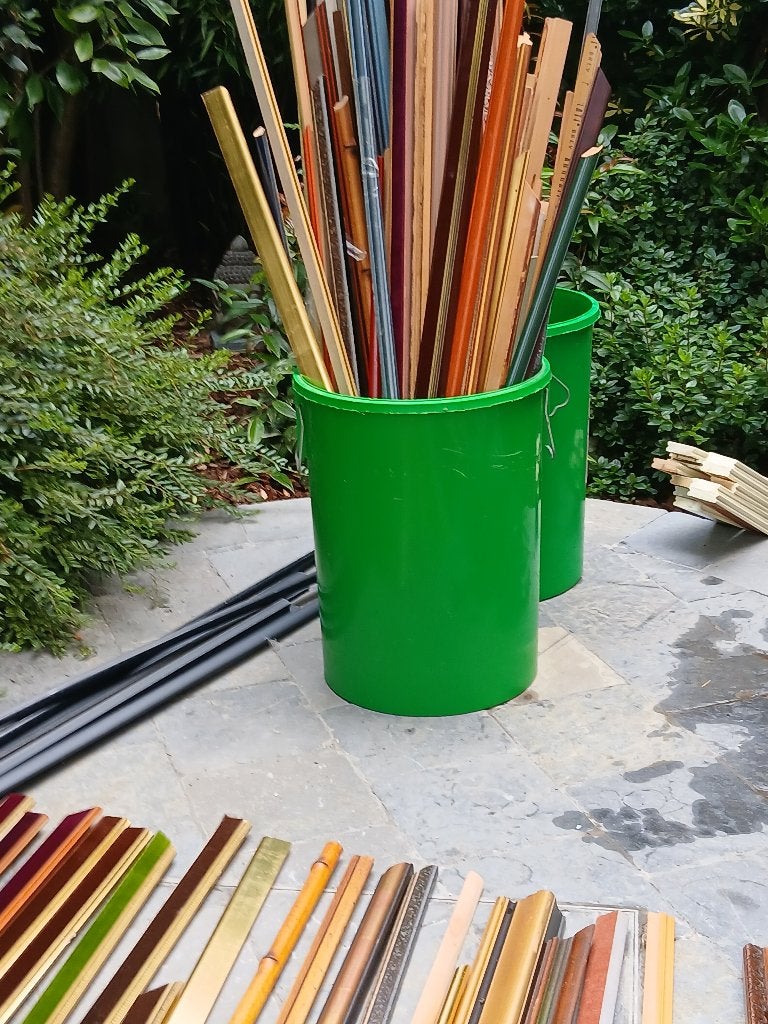 Lot baguettes d’encadrement, Enlèvement, Utilisé