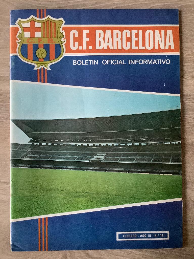 FC Barcelona Magazines 1972 ‘ Boletin Oficial Informativo ‘, Boeken, Sportboeken, Ophalen of Verzenden, Balsport, FC barcelona