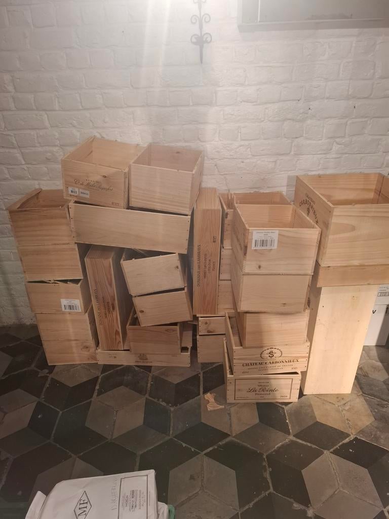 Boîtes à vin robustes, Enlèvement