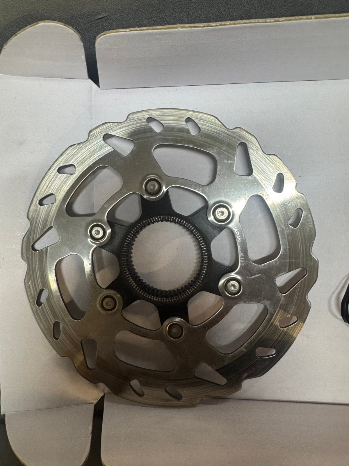 Schijfrem shiman0 centerlock 140mm, Ophalen