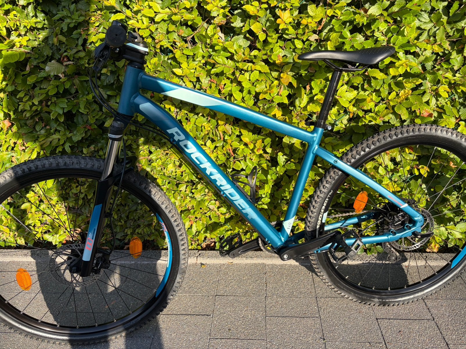 MTB rockrider dames maat L, Fietsen en Brommers, Zo goed als nieuw, Dames, Schijfrem, Ophalen