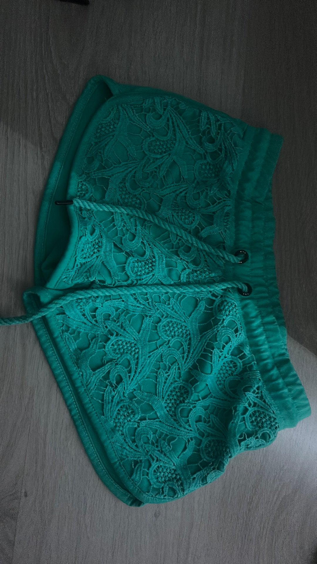 Groen/blauwe short, Kleding | Dames, Broeken en Pantalons, Kort, Verzenden, Maat 36 (S), Gedragen
