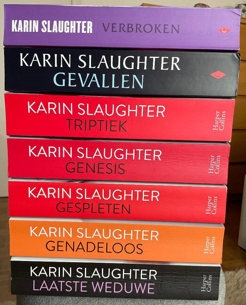 Karin Slaughter 7 boeken, Ophalen of Verzenden, Zo goed als nieuw, Karin Slaughter