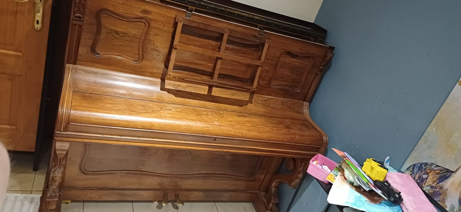 Piano Mussard, Ophalen, Gebruikt, Bruin, Piano