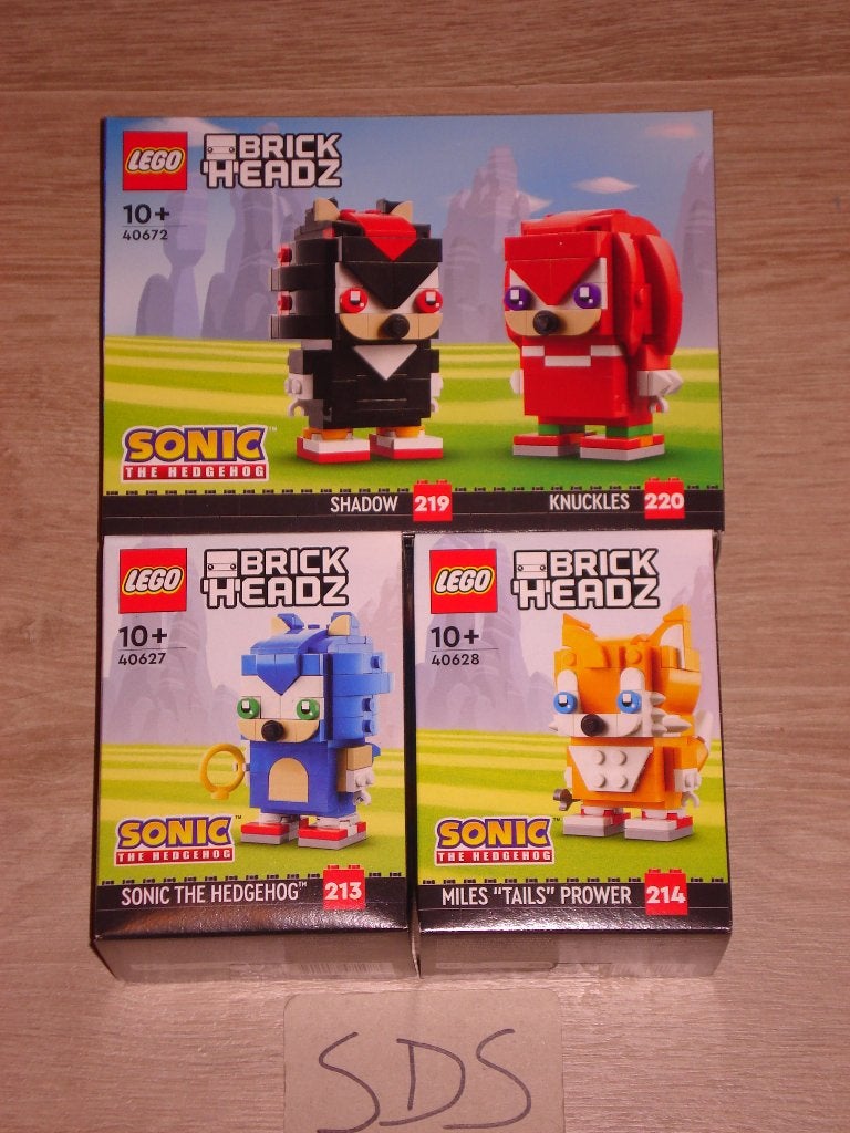 Lego Sonic Brickheadz: 40627, 40628 en 40672 (nieuw in doos), Neuf, Enlèvement ou Envoi, BrickHeadz, Lego