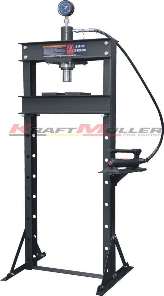 Presse hydraulique d’atelier 20 tonnes KraftMüller, Enlèvement, Neuf