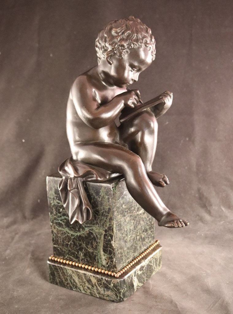 Sculpture ancienne en bronze, Antiquités & Art, Art | Sculptures & Bois, Statue, Enlèvement ou Envoi