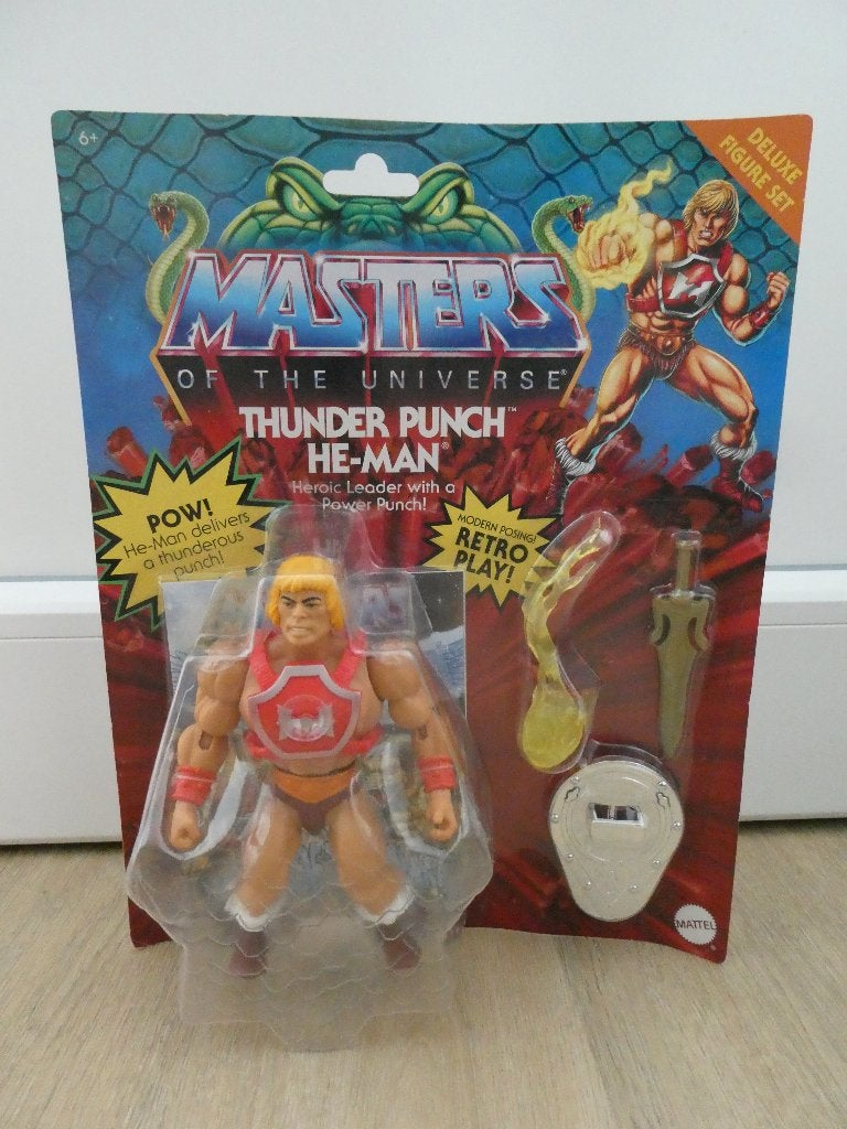 He-Man Thunder Punch Masters of the Universe Origins MOTU, Verzamelen, Poppetjes en Figuurtjes, Ophalen of Verzenden, Nieuw
